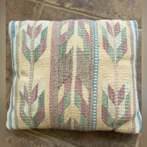 Woven Southwestern Pillow. - Picture 1 of 3